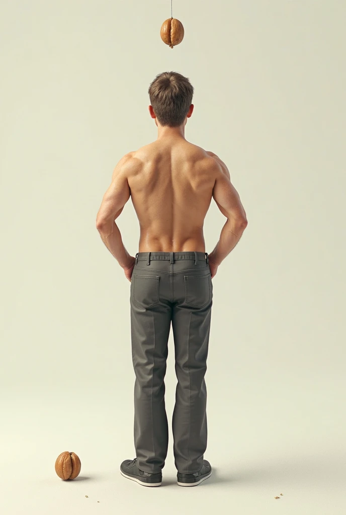 male construction worker, frente, cena com fundo branco