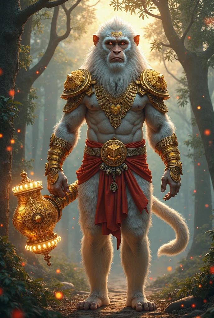 (anthropomorphic turtle),(Lord Hanuman: 1.4),Huge golden mace in hand, Super tall,The limbs are very stout,Look at me condescendingly,disdain,despise,The long hairs of the flame fluttered in the wind,combats,Dynamic lines,Dimly lit battlefield,fire glow,Ruined castle,(stereoscopic perspective:1.4),Works of masters,super-fine, high qulity, High picture detail,Detailed pubic hair,Epic shooting,Clearly focused hair,Detailed hair depiction,acurate