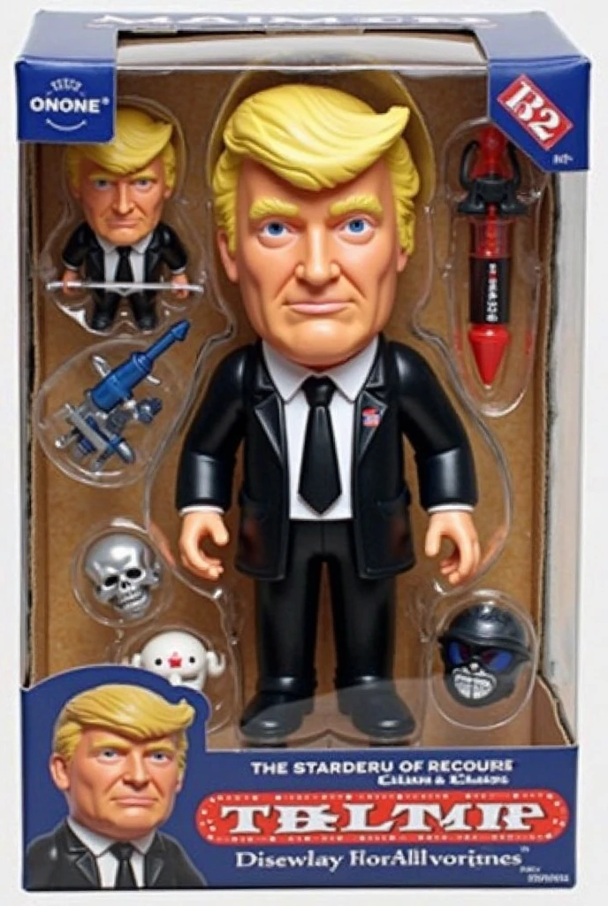 Donald Trump playing with Gundams