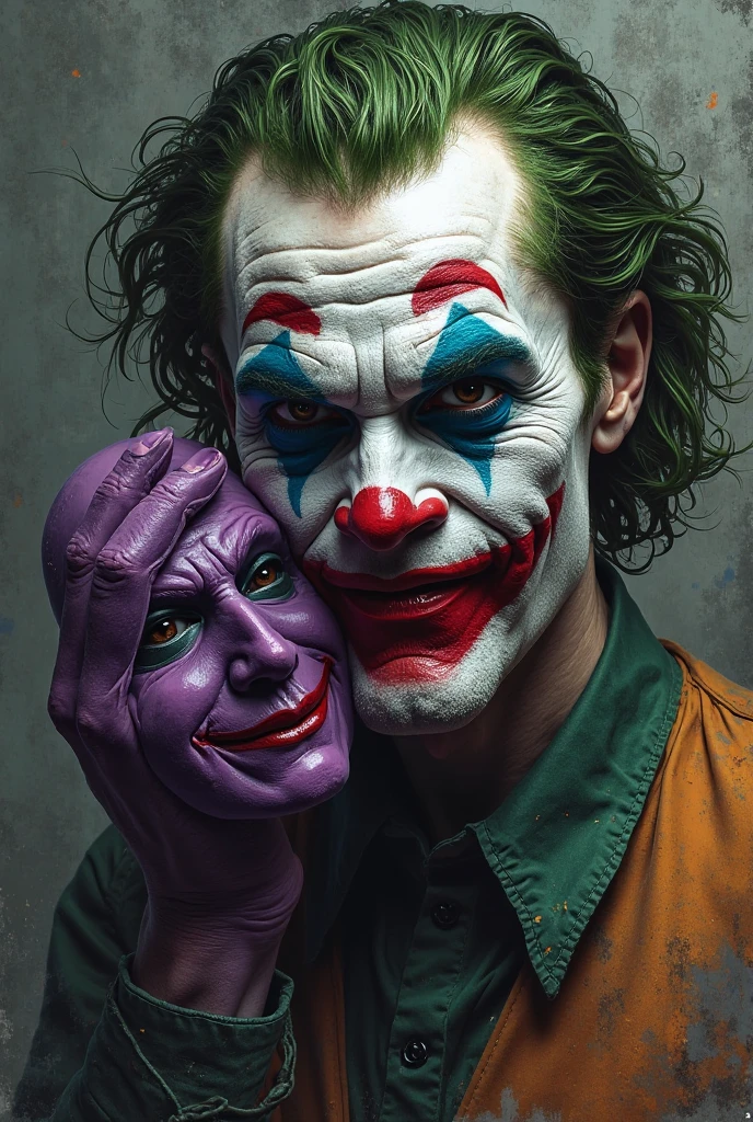 Dark and gloomy full body 8k fisheye lens photo,jocker,Wearing a tattered purple suit,In a disorganized madhouse,blood-stained,Tattered shirt,skin pore,Fine and complex iris,Very dim light,heavyshading,A detailed,A detailed的脸,(with dynamism,photograph realistic,realisticlying,dramatics,darkly,Clear focus,8K)jocker,dark gloomy, Ultra-realistic realism, 8K, a close up photo of the joker, perfect eyes, textures true to reality, dynamic compositions, Fujifilm XT2, 85mm f1.2, 1/80 shutter speed, (bokeh), hight contrast