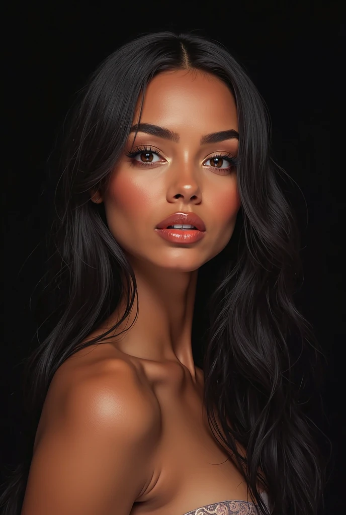 Indian brown girls. Eating chocolate. Full nude. Showing vulva and clitoris.