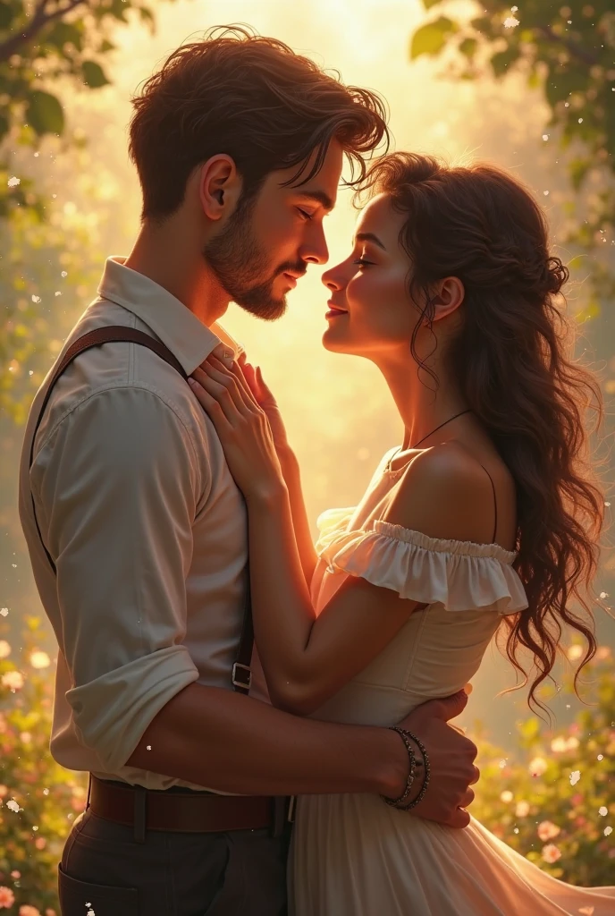 make me a novel poster about Title: "Whispers of the Heart"
Once in a lifetime, two souls found themselves entangled in a dance of love and destiny. "Whispers of the Heart" tells the tale of Ava and Noah, two individuals whose lives were forever changed when their paths crossed.
Ava, a young and vibrant woman with a passion for adventure, had always believed in the power of love. Noah, a gentle and introspective soul, had been searching for a connection that would ignite his spirit. Fate intervened when they found themselves in the same bustling city, their hearts yearning for something more.
Their journey began on a crisp autumn day, as the leaves painted the streets in shades of gold. Ava, captivated by the beauty of the city, stumbled upon a quaint bookstore where Noah worked. As their eyes met, a spark ignited, and their hearts recognized a kindred spirit.
With each passing day, their connection deepened, like an intricately woven tapestry of emotions. They explored the city together, discovering hidden gems and sharing stolen moments of laughter and vulnerability. Their love blossomed, filling their lives with warmth and purpose.
However, as with any love story, challenges emerged to test the strength of their bond. Life's unexpected twists and turns threatened to tear them apart. Yet, through it all, Ava and Noah clung to the unwavering belief that their love was worth fighting for.
As the seasons changed, their love endured, evolving into a profound and enduring force. They learned to navigate the complexities of life, supporting one another through triumphs and tribulations. Together, they built a sanctuary where their love thrived, a sanctuary built on trust, understanding, and unwavering faith.
"Whispers of the Heart" takes readers on a journey of love's transformative power, reminding us that love is not merely a fairytale but a profound connection that can withstand the test of time. Through the pages of this novel, readers witness the triumphs an