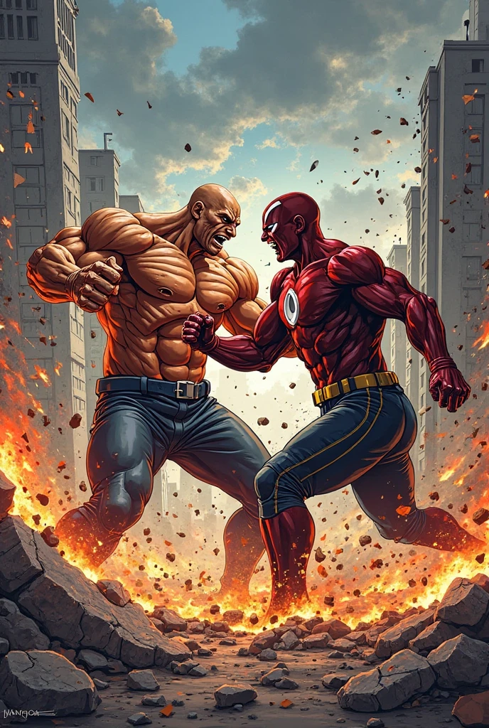 Saitama vs Black Adam death fight