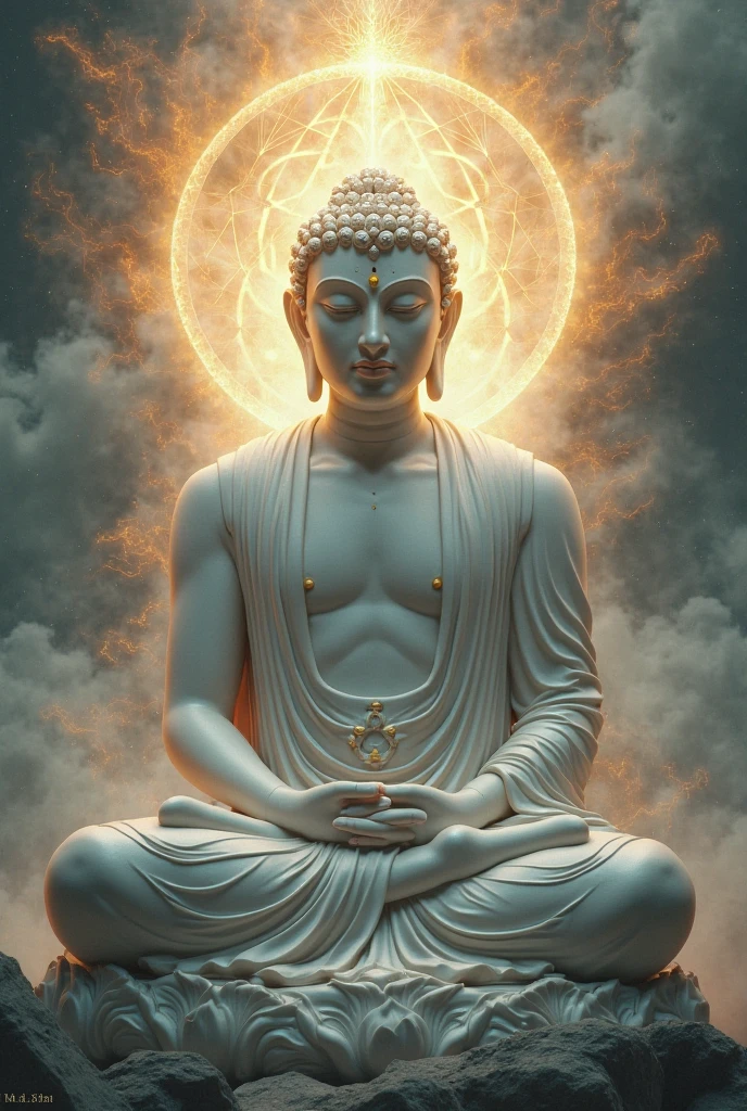 Buddha statue mural，Handheld magic weapon，（The murals are brightly colored，Sin embargo, It is slightly corroded by the environment），（8k wallpaper），（Ancient Chinese folk painter painting style），（Watercolor style painting），（Noticeable light and shadow effects），（Ray traching），(There is light particle tracing)，（Fantasy mythological style)，style of surrealism，（Extremely expressive drawing technique），Creative inspiration：Dunhuang murals，Ray