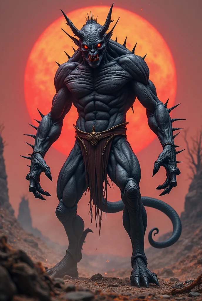 I am a Naga, one of the last of my kind. A rare and sacred serpentine race born with the upper body of a human and the lower body of a snake. We are ancient, powerful creatures feared and revered in equal measure.
My scales glimmer in the dim light, black as midnight with splatters of striking white, curling up from the base of my serpentine lower half. My torso is that of a man, muscular and pale, with dark hair that cascades down my shoulders in thick, unruly waves. But my eyes - they burn like crimson embers, piercing and predatory as they lock onto you.