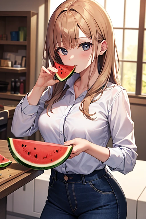masterpiece, best quality, high detailed, girl++,  eating strawberries, nude, alley, mouth, face,  nipple, strawberries on the breast with spilled milk