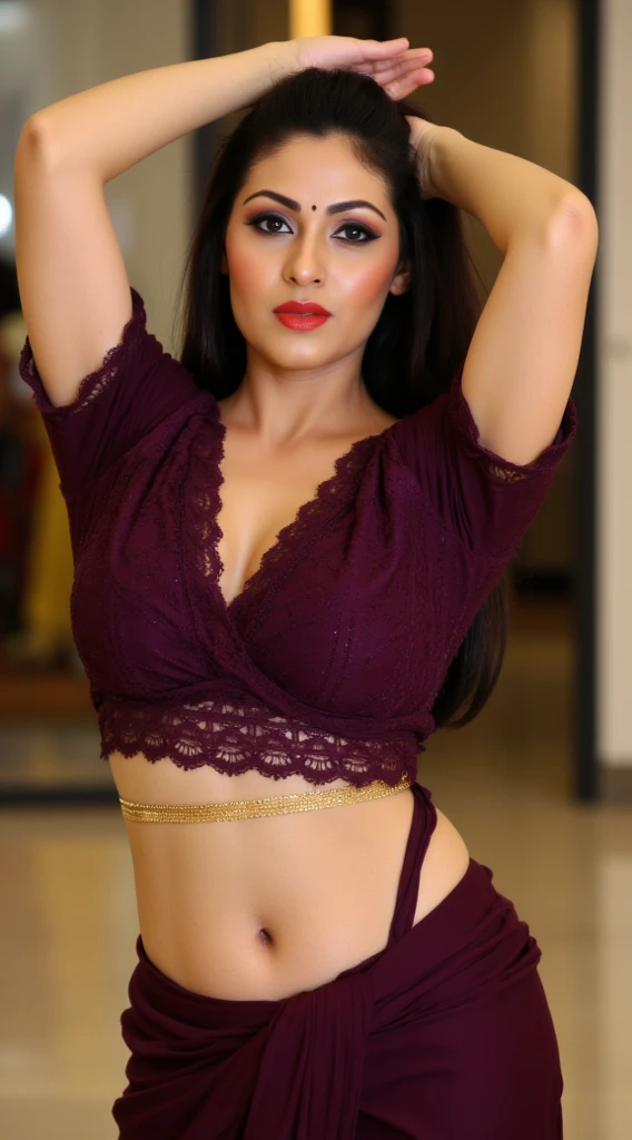 Closeup selfie potrait of Rakul Preet Singh, her bellybuttton type is outie,1girl,solo,breasts,(((outie bellybutton))),long hair,cleavage,black hair,navel,midriff, ((lingerie)), bedroom,
best quality,masterpiece,an extremely delicate and beautiful,8k wallpaper,Amazing,finely detail,masterpiece,official art, 8k wallpaper,incredibly absurdres,huge filesize,ultra-detailed,highres,extremely detailed,beautiful detailed girl,realistic,