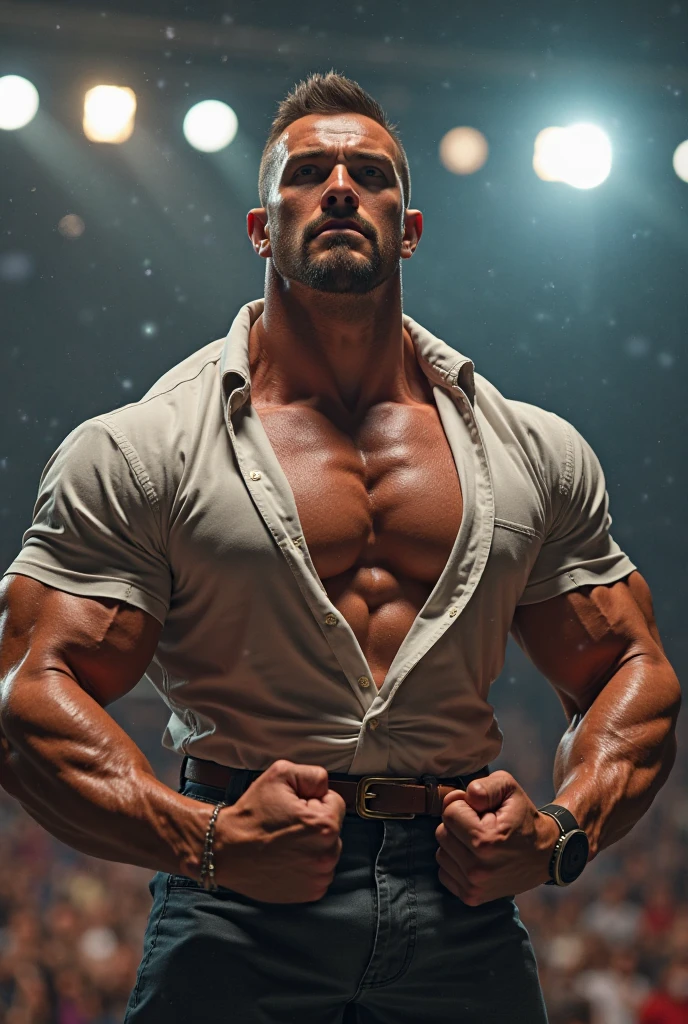 An award-winning original photo, little smiled, dimples, a wild handsome muscular indian man,( 20 years old:1.3), 1boy in one photo, Solo, (looking in camera), (formal shirt with formal trouser), bag in hand, waking on road, from side view, black spiky hair, (big shoulders), musculature, stubbles, beard, earbuds, Beautiful eyes:1.3, ), (Detailed face:1.3), dimples, (holded penis), Dynamic front Angle view, volumetric lighting, (Best quality, A high resolution, Photorealistic), Cinematic lighting, Masterpiece, RAW photo, Intricate details, hdr, depth of field, upper body, His perfect huge bulge,masterpieces