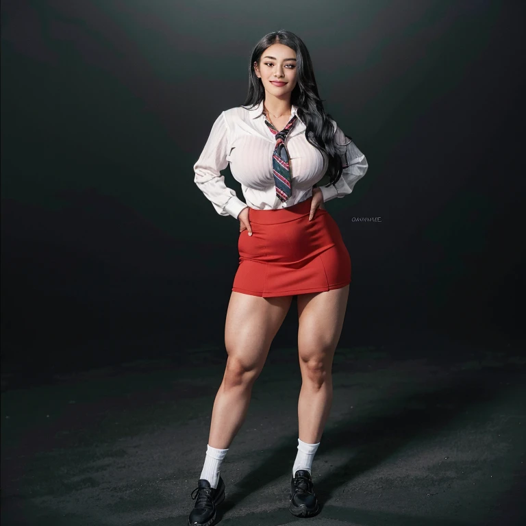24-year-old woman、Sexy proportions、Long eyelashes、eye shadow、lipstick、Sexy、erotic、Wear a T-shirt、Wear leggings、Wear bouldering shoes、Climb the bouldering wall、Tie your hair back