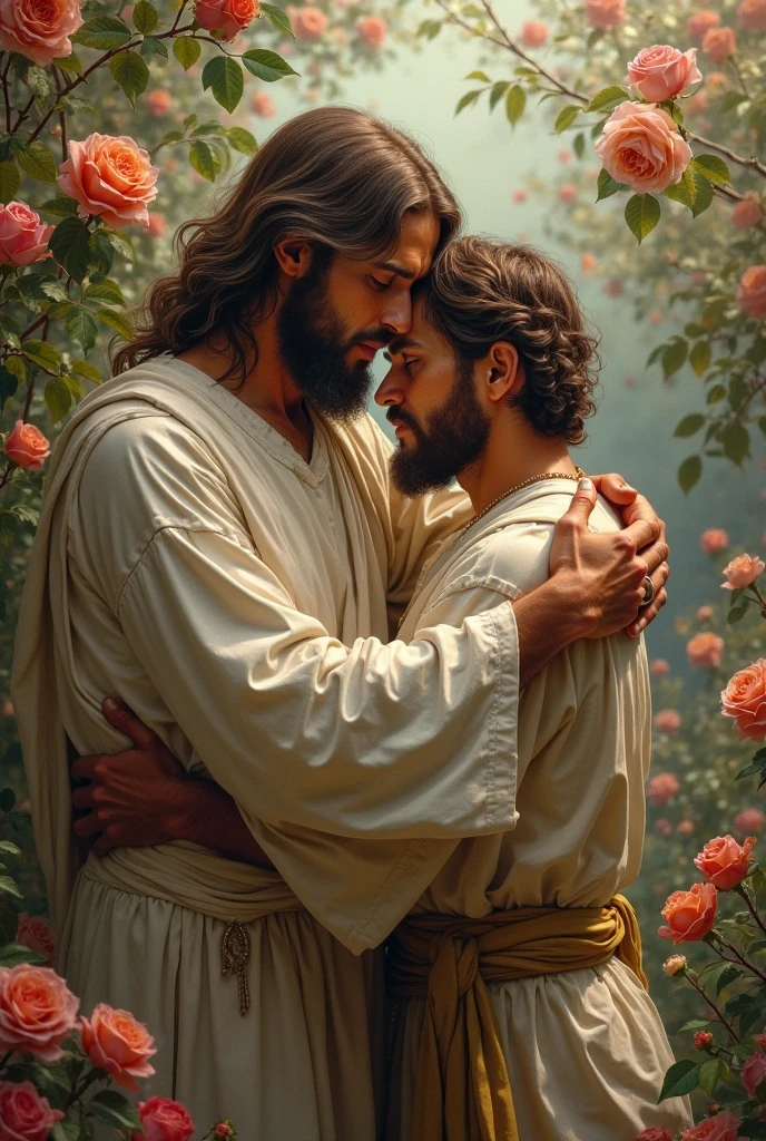 Jesus is gay kiss man