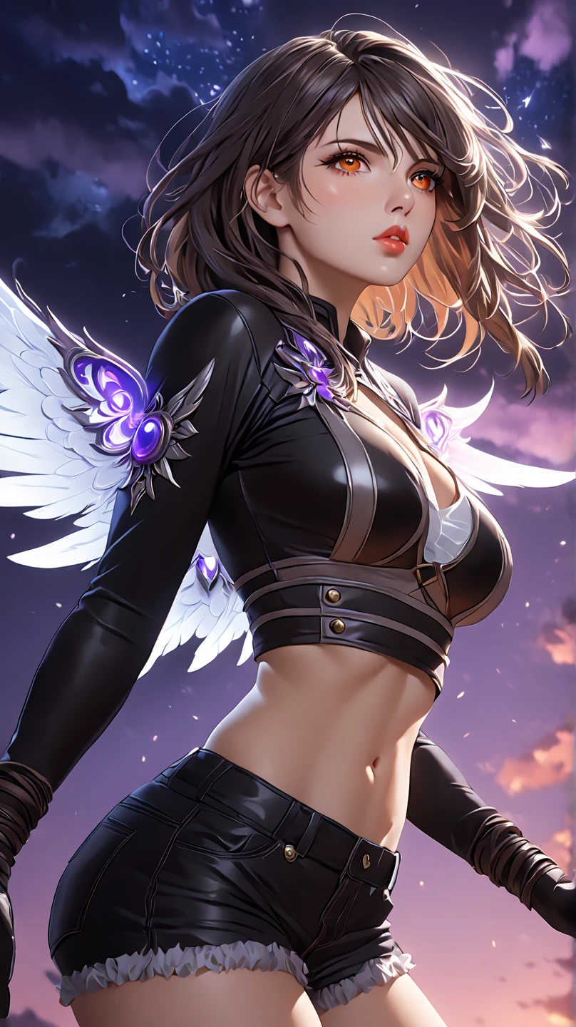 (masterpiece, best quality:1.2), intricate details, <lora:GoodHands-beta2:1>, <lora:lol_kda_ahri_cosplay-000012:0.8>, kda ahri cosplay, 1girl, cleavage, <lora:mikasa_ackerman_v1:0.8> hmmikasa, short hair, strapless, red scarf