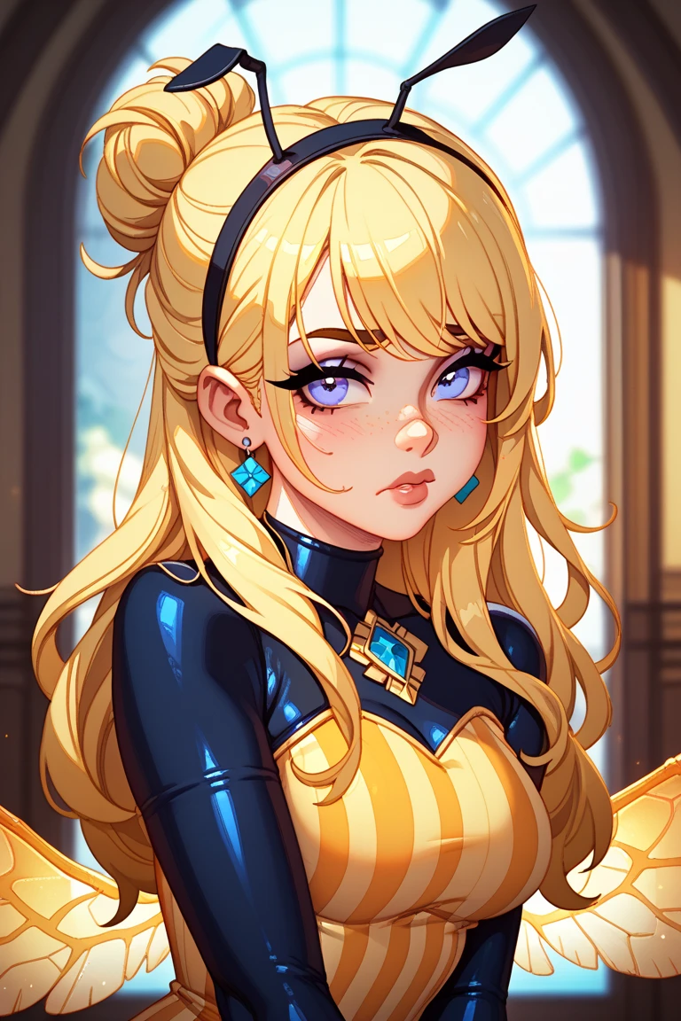 SFW(Ultra Quality,Unparalleled Masterpiece:1.4)Ethereal(Sharp Focus),Overwhelmingly Pixel-Perfect,Ultra-Detailed,Flat Vector Art,Gorgeous Elf,(Soft Features: 1.4)Detailed Face,(Solo:1.4)(1Girl: .5)(Facing Viewer:1.2)(Long Blonde Hair: 1.4)(Bangs, Sidelocks:1.2)Seductive(Halkara,Celestine Lucullus: 1.2)(Curvy:1.4)(Gigantic Breasts:1.6)(Voluptuous:1.4)(Bimbo: 1.4)(thin Waist: 1.2)(Thick Lips: 1.3)(closed mouth: 1.3)(light smile: 1.2)Rocks, Trees, Plants,(Bush:1.2)(Ultra-Detailed Vibrant Clear Mint Eyes:1.2),(hands behind back: 1.2)hiding hands(Sexy Pose: 1.4),art by wlop and ross tran(ffyy: 1.4)