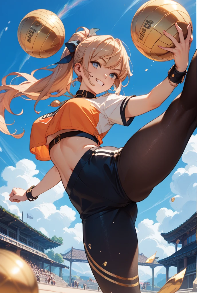 masterpiece,best quality,super detailed,super fine illustration,8k,(fullface brasched:1.3),masterpiece,best quality,dynamic angle,detailed background,BREAK perfect face,perfect legs,perfect hands,BREAK (sports uniform:1.2),(sports pants:1.2),BREAK soccer player BREAK soccer field,soccer stadium,sunset,detailed background,beautiful background,BREAK she is playing soccer.BREAK (white rabbit years:1.2),rabbit girl,short hair,girl,Small breasts,white hair,cheerful smile,