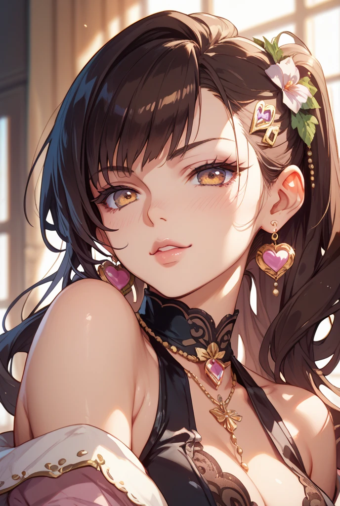 1girl, solo, (photorealistic:1.4), very delicate and beautiful, (top quality:1.4), (high detailed skin:1.4), glowing eyes, goddess, shiny skin, Beautiful detailed face, real skin texture, expressive eyes, luscious lips, glossy lips, natural makeup, golden short hair, purple eyes, partially clad in a gorgeous (red:1.3) lace wedding dress, suggestive gaze, elegant and attractive posture, upper body shot, (from below:1 .4),(white back ground:1.4)