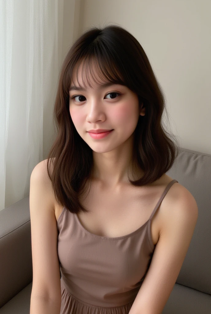 8k, RAW photo, Fujifilm, style photo of a beautiful young woman as avril in a garden of light pink roses (highly detailed skin: 1.2) Style-Petal BREAK short hair, blonde hair with colored locks, wearing a dress, film granulation, 35mm, cute style