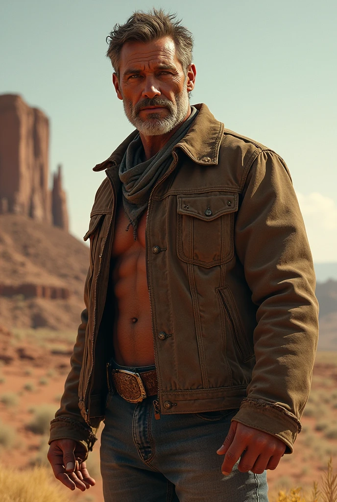 (Uma foto de corpo inteiro do homem), careca, em um deserto, wearing sunglasses and a hat, roupas pretas, Epic character composition,
Por Ilya Kuvshinov, alessio albi, Nina Masic,
foco nítido, natural lightting, espalhamento subsuperficial, f2, 35 mm, grain of film
