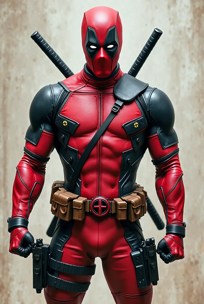 Deadpool naked without muscle suit in thong