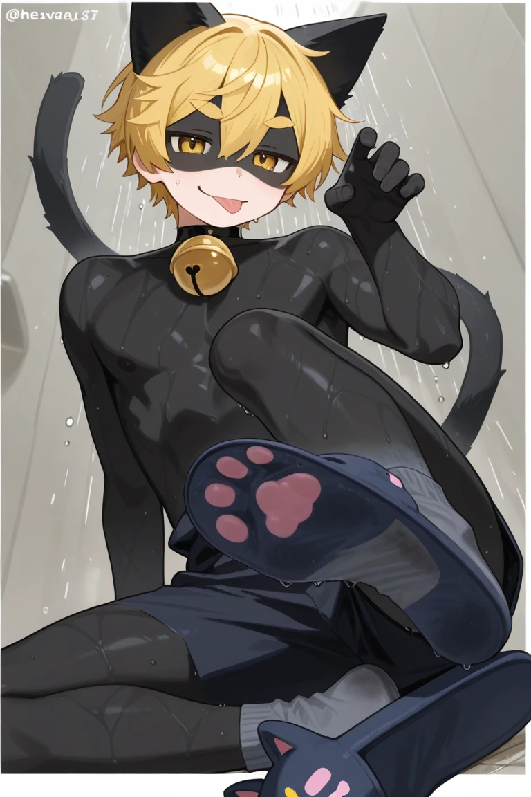 Kingdom hearts、((sky))、Arms behind back、Yellow glowing eyes、sweating、Black drip、（A young boy is restrained and has a large erection、Kneeling with the crotch open、Mouth gag、first round）、naked、Brown Hair、cute、Spiky hair、Are crying、Looks disgusting、（（A tight-fitting rubber suit、））Night cityscape、Back Alley、sexy、from the front
