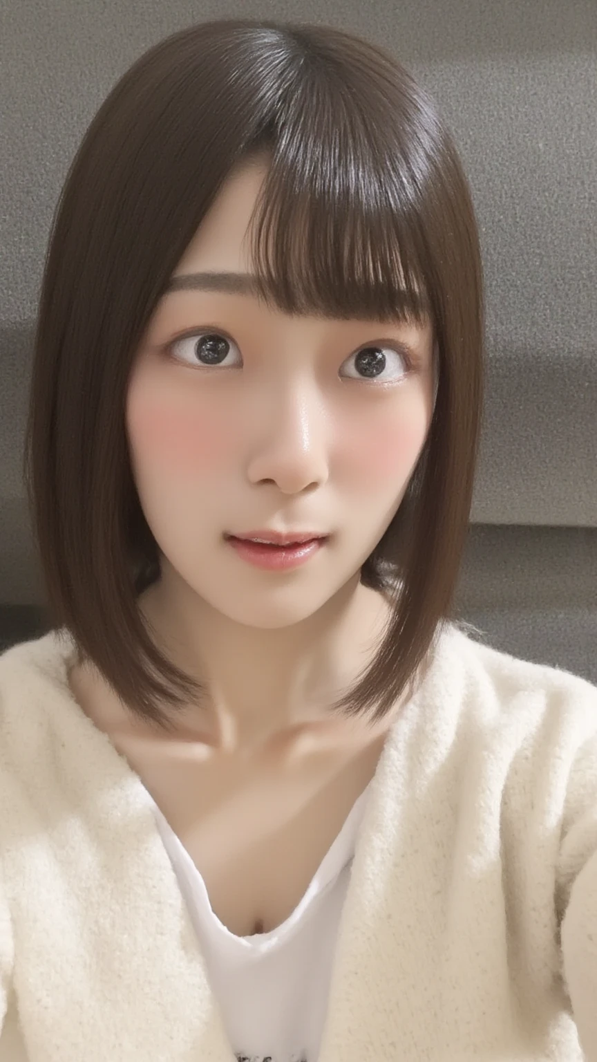 Top quality, realistic, perfect human body structure, very detailed, very delicate and beautiful, RAW photography, professional lighting, luminescence, depth of field, single focal, full body, Skinny Japanese lady, 30 years old lady, brown hair, small head, beautiful eyes, real face, realistic skin, detailed eyes, (fashionable hairstyle: 1.3),
