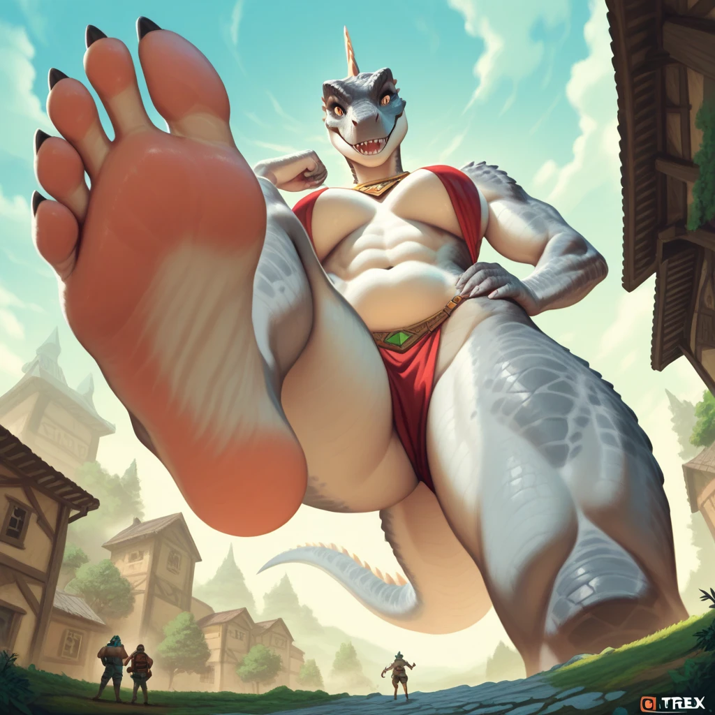 jar jar binks, Masterpiece, Best Quality , Beautiful Art Style, 1girl, young woman, (huge flaccid penis, huge penis, huge testicles:1.2), cock sheath, holistic, prison, zombie pose <lora:jarJarBinksGunganStar_v3:0.6>, eqcok, <lora:Flaccid Horse Penis:0.8>