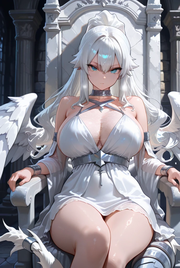 Drinking milk, dripping on milk, angelicales,Big tall,Bigboobs,Soft holy light,Positive light,Large white wings,Extremely mild,Gentle big sister,Perfect Goddess,Tall figure,Gentle smile,Superb beauty,Get close to the lens,whaite hair,Manteau blanc,Delicate skin,The limbs are flawless,(Extreme HD),(high qulity)(Need)