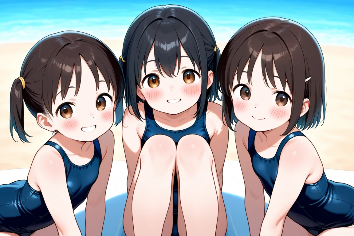 ((beachBalljump cute Nudist))、 beautiful legs、d、Unstable buoyant dust storm、Amazing dynamism、great angle、fun、Group selfie