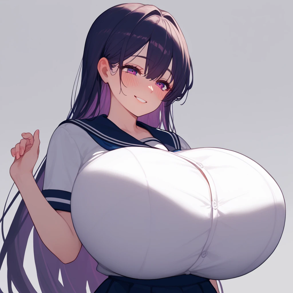 masterpiece, best quality, 1girl, (pink hair, long hair, detailed hair, cat ears, pink eyes:1.3), cute, (horny heart eyes, heavy blushing, excited, extremely horny face:1.1), bedroom, (black hair ribbons, t-shirt, shorts:1.2), (topheavy, gigantic breasts, bursting breasts, curvy, slim waist, bottomheavy, thick thighs, wide hips:1.2)