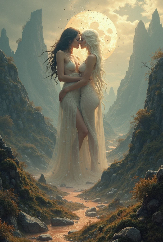 Neud girls with neud boy