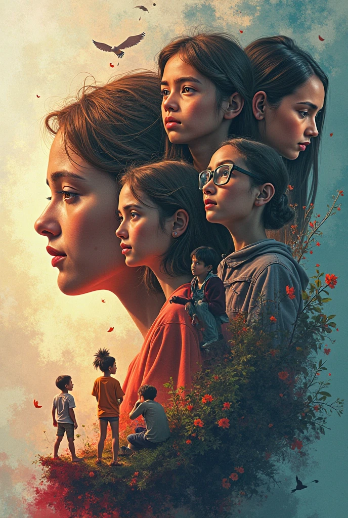 um close up de uma jovem com longos cabelos loiros, little girl with magical powers, arte digital muito realista, Arte digital alucinante, splashes of lightning behind her, Arte digital realista 4K, Arte digital realista 4K, painting digital adorable, luzes brilhantes! pintura digital, artes digitais fotorrealistas, arte digital ultra realista, arte digital realista, amazing lightning art