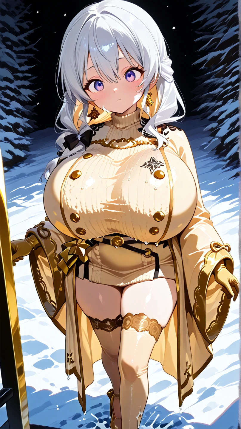 fire keeper Dark Souls 3, sexy girl no clothes, big bobs , White background, sweating a lot,