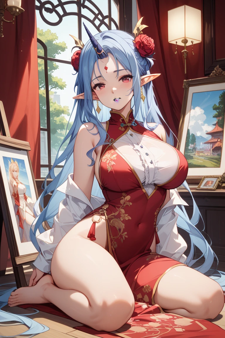 Mabel Attwell, Kore Yamazaki, Anton Pieck, Moyoco Anno, Surrealism, wonder, bizarre, bizarre, fantasy, Sci-fi, Japanese anime, relaxing on a hot spring trip, beautiful girl in a miniskirt yukata, perfect voluminous body, octopus bathing in a hot spring in a space suit, full moon and spaceship, detailed masterpiece Hyper realistic cinematic lighting sharp focus shy embarrassed blushing zoom in 