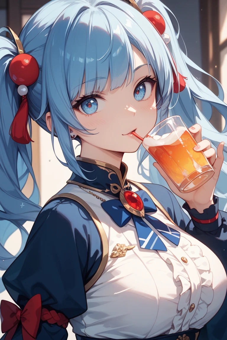 ((1girl:1.3)), ((moe style:1.3)), laffey (azur lane), ((beer:1.3)), ((drinking:1.3)), ((perfect face)), ((extremely cute:1.3)), ((masterpiece:1.3)), ((8k)), ((best quality:1.3)), ((beautiful)), ((extremely detailed:1.3)) , ((absurdres)), AddXL, ((score_9:1.3)), ((score_8_up:1.3)), ((score_7_up:1.3))