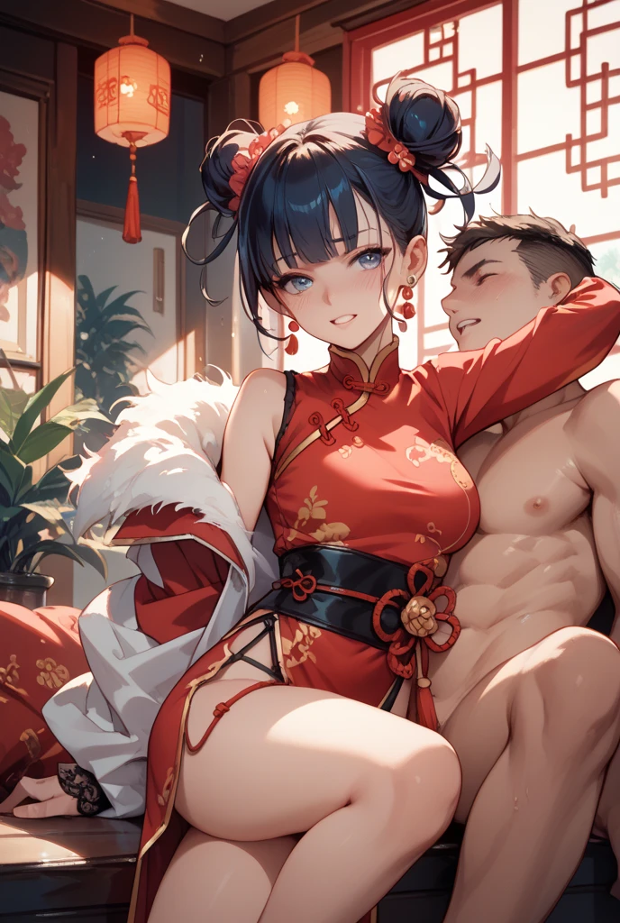 sexy mom and son , (1girl 1boy) (1mom 1son) (sexy topless mom), mom deflowering son, mom taking virginity of son, small son with pennis erection, (pennis erection 1:1)a tall busty hooker Chinese, hooker woman topless wearing a cheongsam hugging son , (1girl 1boy) (1mom 1son) (sexy topless mom), mom deflowering son, mom taking virginity of son, chinesse hooker seducing son, (((masterpiece))), ((best quality)), ((intricate detailed)), ((Hyperrealistic)), (( pennis erection of son 1:1)) absurd res, milf, mature woman, perspective, highly detailed, illustration, 1girl 1boy, ((large breasts)), perfect hands, detailed fingers, beautiful detailed eyes, updo hair, brown eyes,(chinese dress:1.2), earrings, detailed background, perfect eyes, seductive eyes, looking at the viewer, from front, (mom and son 1:2) mom touching erection of son, mom touching legs of son, showing tits and sexy legs, sexy pose of mom (( showing tits and nipples 1:1)) (seductive pose),mom and son (1girl 1boy) (1mom 1son) (sexy topless mom), mom deflowering son, mom taking virginity of son, anime, 28 year old woman with son , taking a selfie with son , mischievous smile, long hair, dark hair color, stylish hairstyle, side hair long lush hair, long curls of hair pulled to the sides, Braids within the hair, curvy body, proportional body, sexy girl, beautiful mature girl, lovable character, crop top, short skirt, clarity, detailed, detailed face, very detailed drawing, smile, flirty look, city background, saturated background, perfect composition, soft natural volumetric cinematic perfect light, masterpiece, showing tits and sexy legs, sexy pose of mom (( showing tits and nipples 1:1)) (seductive pose),