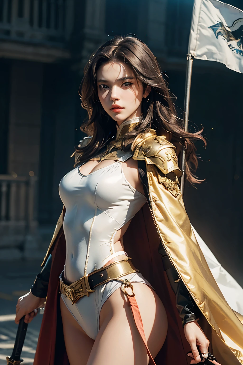 masterpiece, best quality, ultra high res, realistic skin texture, armature, (photorealistic:1.4), high resolution, raw photo, 1 girl, shiny skin, (detail skin:1.2), realistic skin texture, best lighting, wearing red pants, (perfect breast:1.3), sparkle, mecha armor, (short hair:1.2), (Pegasus Seiya:1.2), wearing a winged helmet, dramatic lighting, dynamic pose, (greek temple background:1.3), night sky, cosmos, milky way,