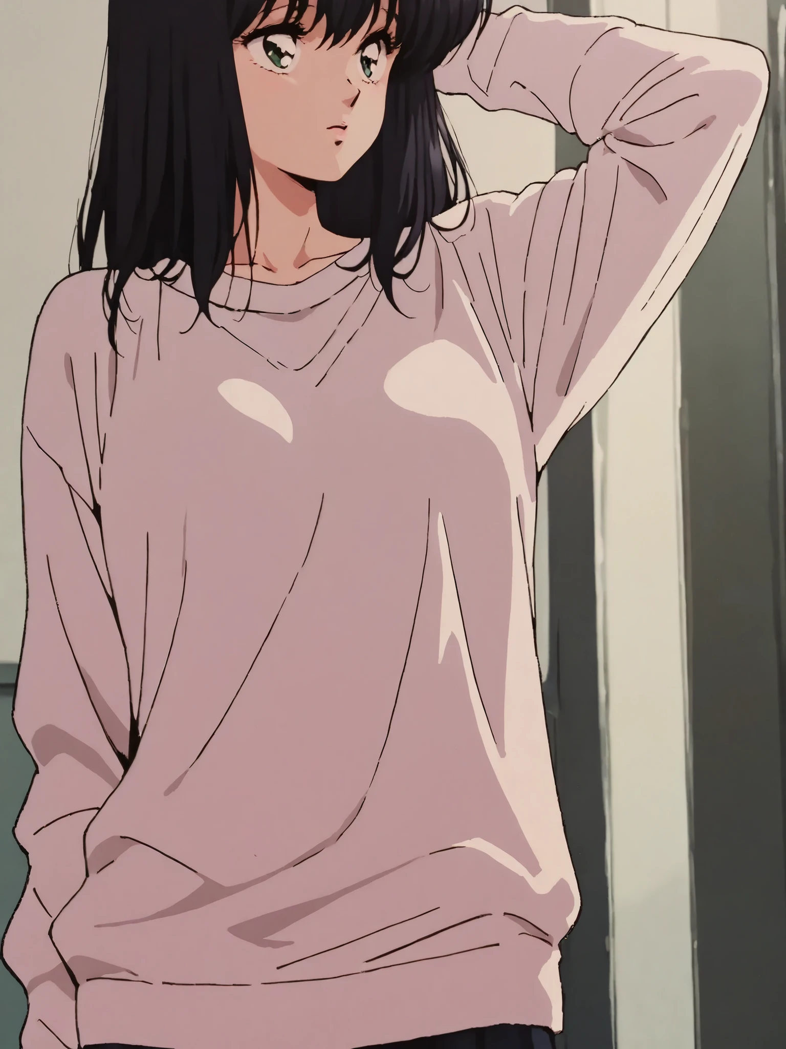 score_9, score_8_up, score_7_up, masterpiece, source_anime,1girl,1980's anime style
