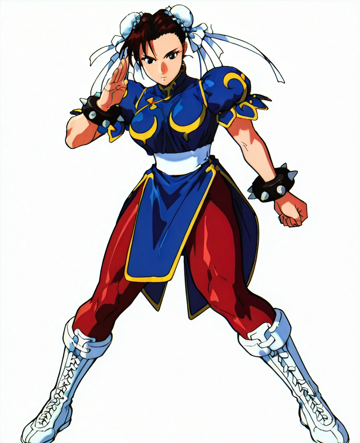 ultra-detailed, full body, 1girl, chun-li, street fighter, jewelry ...