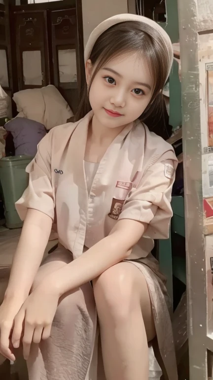 (8-year-old:1.5),Primary school students, (absurderes, 8K, 4K, masutepiece, hyper extreme detailed:1.2), Best Quality, Perfect Anatomy,Perfect face,Facing forward,High humidity,(solo:1.2),(chubby:1.1),shortness of breath,High humidity,Steamy,blush, Black Hair, Hair ties, sunlight, hair band, smile, Outdoor, hair ornaments, summer, Strong sunlight, (Very short stature:1.4), (Very long twin tails:1.5), (A is sitting and looking at me:1.4), (Fellatio Gesture:1.5), grin, half closed eyes, Confused eyes, (She was wearing a see-through white kimono at the kindergarten.:1.4), Open your mouth ,Sitting,Chair,Heavy breathing ,Hand in front of your mouth, (cum face:1.5), Drooling, (School toilets:1.6), (Peeing:1.8), (peeing:1.8), nude, (spread legs:1.9), choker, necklace, Nipples, lily pussy, (spread pussy1.8)