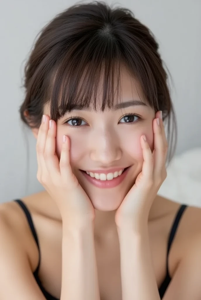 Extreme close-up portrait, beautiful girl with her love-struck - SeaArt AI
