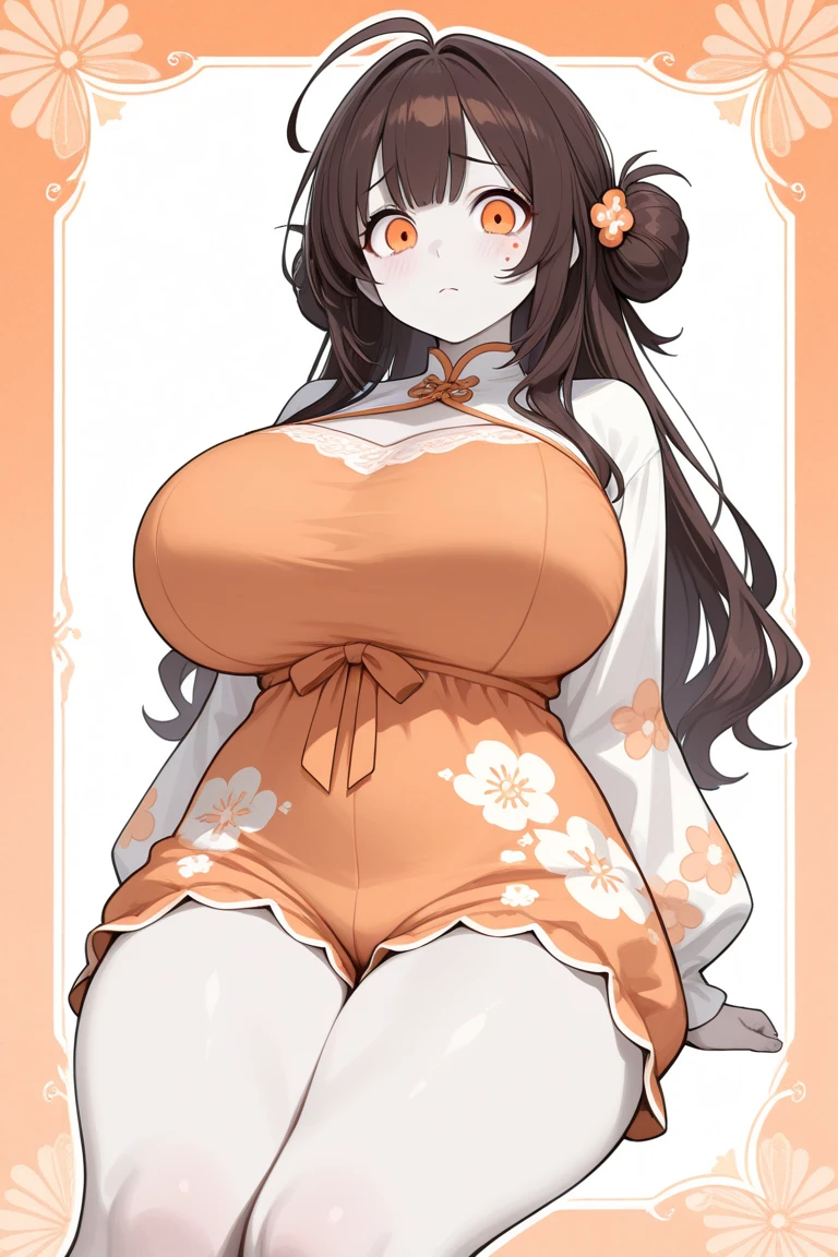 a picture! Flora is now a voluptuous filly with generous curves in all the right places. She has a slim waist flowing into a full, round hip flare. Up top she sports an ample chest and perky, sensitive nethers - all nicely balanced by those juicy backside quads! 

Her coat is a warm, earthy brown with lighter highlights catching light just so across muscular form. Maned and tailed to accentuate each playful flick and swish. 

