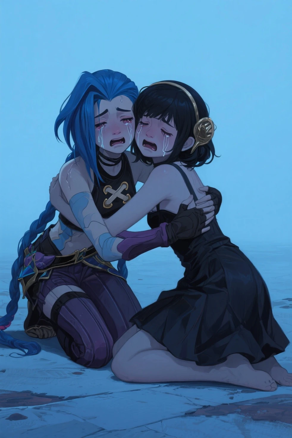 masterpiece, best_quality, (woman:1.7), (adult:1.67), solo, princess zelda, the legend of zelda, sksw, large luxury bedroom,kneeling, collar, choker, (bare shoulders), blindfold, blushing, (straight back), ( cuffs), (legs together),(smiling:0.5),(blushing:0.5), (facing viewer), (from above),(hands in lap),(bondage:0.4), (nude:1.4), (large breasts), dogeza, naked dogeza