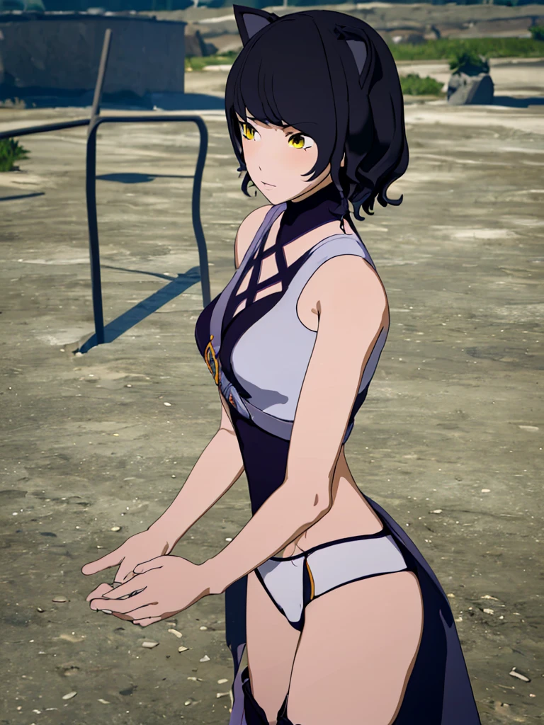 Yoruichi , black Bikini,