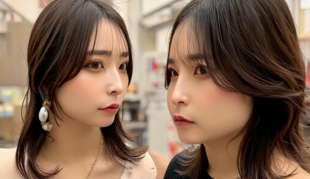 (((anger)))、Angry eyes、Angry eyebrows、Angry mouth、Show fangs、beste Quality、in 8K、A masterpie:1.3、Sharp focus:1.2、Woman with perfect body shape:1.4、Realistic rays、blouse、30 years、short-hair、Urban buildings