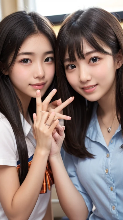 (Highest quality), (masterpiece), highly detailed, Riho is lying naked on the bed, sucking my penis in her mouth., I have oral sex with her, body, Eyes that are evenly shaped, Big eyes, Droopy eyes, A dreamy look, Seductive pose, very very short hair, She holds my penis between her breasts, she does shy smile, she is blushing, She has a full head of pubic hair, Beautiful mouth, get creampied, A simple background with just a sheet,