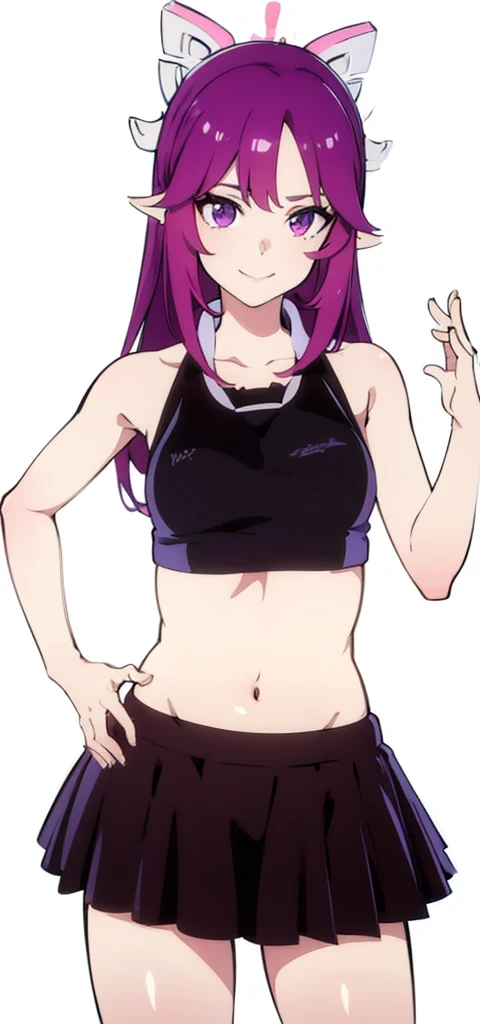 masterpiece, high quality, 8k, Beautiful lighting,sunny day, 1 girl, alone, Miyako Shikimori, ,((White tank top)),,(Underboob), Sweat,(((White panties))),(White panties),(((Panty shot))), ((Belly details)),(slender thighs), Detailed navel, blush,Legs closed, Medium chest,,Lie on the classroom floor,(((Grey mini skirt)))