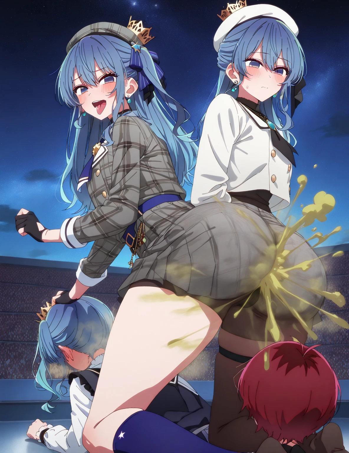 Bishōjo anime style,Zombie Girl,,,height135Girls under 18cm,10 years old,mini skirt,Penetration Sex,Creampie Sex,Sex-obsessed,Primary school students,Breasts that began to bulge,Hair of any color other than black,Girls' Elementary School,There are only girls,Pulling your arm
