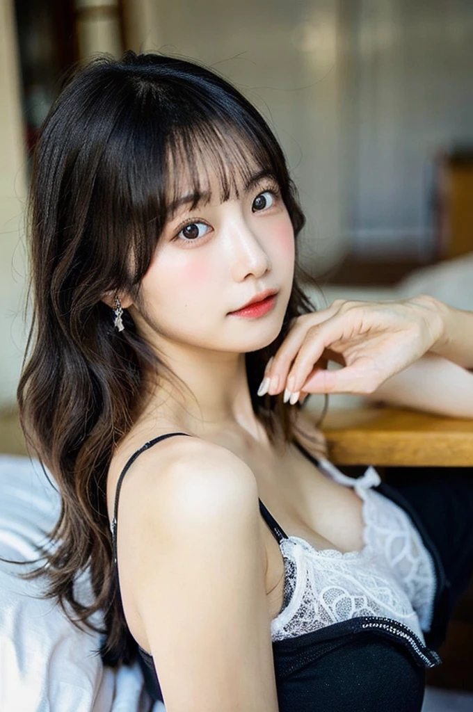 nude, best quality, face focus, soft light, ultra high res, (photorealistic:1.4), RAW photo,
1japanese girl, solo, cute, (pupil, lights in the eyes), detailed beautiful face, (small chest),(high resolution detail of human skin texture),
(long hair),
indoor,
Damask Shirt Dress,
(portrait)