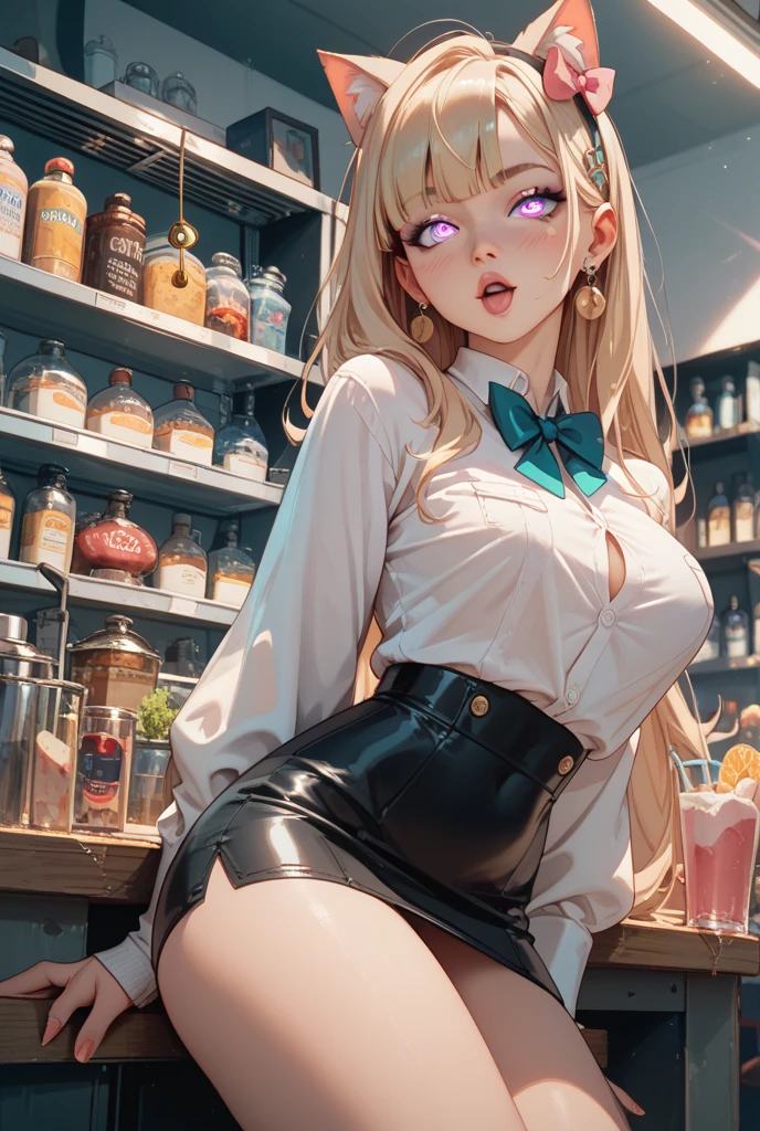(dynamic angle:1.3, front view:1.1, breast focus:1.3, from below:1.2), (dynamic posing:1.5, sexy posing:1.2, leaning forward), (seductive smiling:1.3), ((looking at viewer, holding a cake)),highest quality、(real、photorealistic:1.4),(ultra high resolution, 8K RAW photo, clear focus), best qualtiy, natural lighting, field depth, (Bright pupils, detailed beautiful eyes, high detailed face), Red lip, (tight focus:1.2, from below), sexy posing, a girl 22yo old, teacher, wearing a , bootyshorts, Thicc, thin breast, long hair, blue eyes,off-shoulder dress, sweater dress, off-shoulder sweater, red sweater,garter stocking, cleavage:1.1, midriff, black shorts, black thighhighs, thigh strap, pretty girl, (highly detailed beautiful face and eyes,firm breasts),real skin,((black,hair,long pony tail hair)),thin pubic hair,cute,lovely, detailed eyes, This masterpiece is only visually stunning but also tells,(double breasted:1.2,under bust:1.2),(with sparkling eyes and a contagious smile),open mouth, Looking at Viewer,