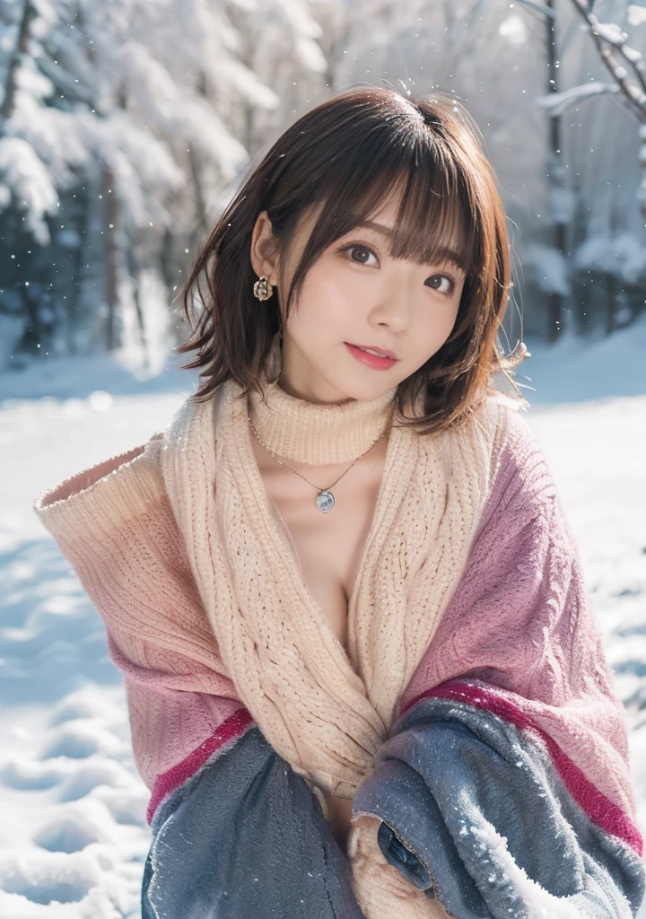kasumi, eyes browns, (best qualityer, ultra detail), (realisitic:1.37), beautiful and detailed face, ultra-realisitic texture, Exquisite face, Delicate body, red lipgloss stick, shiny colors. High definition, 8k, expression a slight cute smile