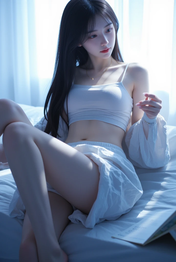 (Oversized T-shirt with excess fabric when tucked into a skirt), (Skirt full thigh), (knee-length outfit), (hair curled on both sides), (center shoes shot), ((full-body standing image)), (cover knee), (white t shirt), (Scottish pleated skirt), (bare shoulders), (bare arms), twinsies、The ultra-detailliert, (white t shirt), (cotton spaghetti-strap top), (cotton spaghetti-strap top), (cotton spaghetti-strap top), (cotton spaghetti-strap top), (long skirt), (A hem full flared skirt), (Hem full flared dress), (a girl pretty girl with perfect figure), (a photo of the night sky), (32K,1 20-year-old girl, The light from the rear room is backlit, Ray traching), (full body), (two-parted hair), (very thick hair), (Slender chest), (short upper chest), (pectoral muscles are large), (upper breasts are firm and round), (stand upright), (two shoe ends), (two shoe toes) ,(put on blush), (apply powder), (makeup), (standing), (asian girl princess), (Black non-reflective fabric for making skirt), (dark skirt), (thick thighs), (large calves), (large knees), (one-piece skirt), (seamless skirt), (long shins) , (big shins), (A hem full flared skirt), (Hem full flared dress), (A hem full flared skirt), (thighs meets knee), (black skirt), (black skirt), (black skirt), (black skirt), (knee gap), (knee gap), (knee gap), (Expose cleavage :1.3), (Scottish pleated midi skirt) (Super fine face and eyes), (Highly detailed face and skin texture, Detailed eyes, Double eyelid), (stading shot), (stading shot), , (Scottish pleated midi skirt), (Scottish pleated midi skirt), (knee-length outfit), (knee-length outfit), (knee-length outfit), (knee-length outfit), (Skirt full thigh), (Skirt full thigh), , (white sneakers), (a pair of white leather boots, highly detailed boots)