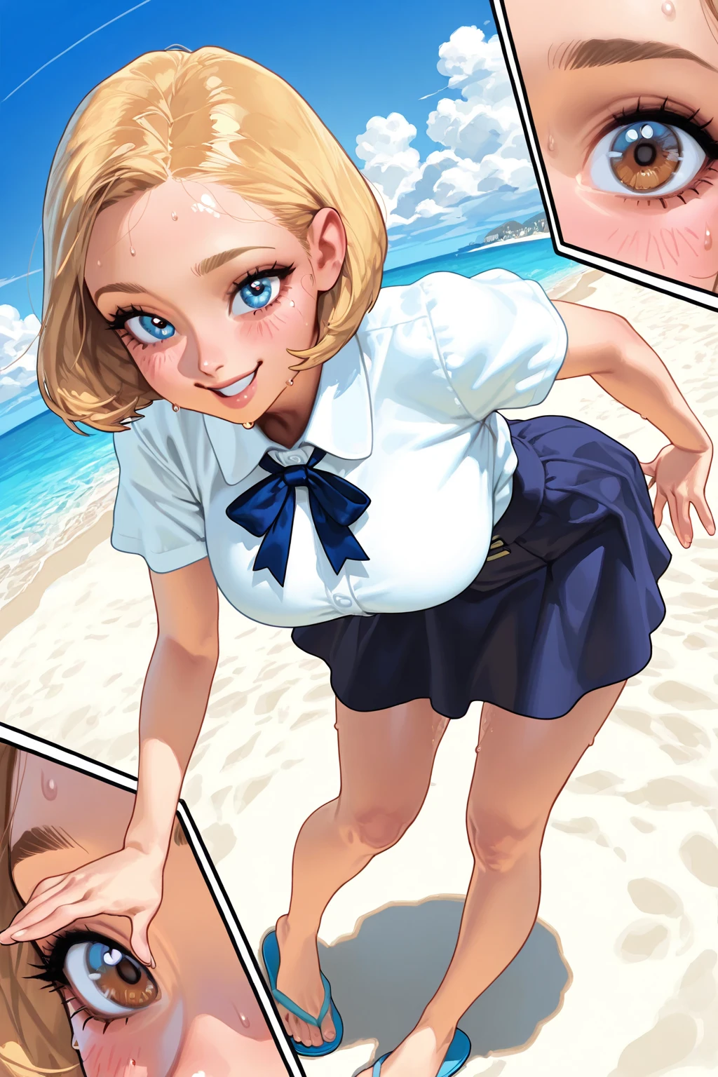 Highest quality、Highest quality、nsfw、One high school girl、Love Live Sunshine Style、(Watanabe You、Swimsuit tan lines、Giving a blowjob to a man's dick、Completely naked)、A delicate and erotic floral bra、garter belt、A man inserts his penis into a vagina、Extra large saggy breasts 1.5、Inverted nipple erection,Large areolas1.4、Has cleavage、whole body、(The hips are moving at high speed)、Semen is splashed on the body、Covered in a lot of semen、A large number of used condoms containing sperm are scattered around、Having sex from morning till night without a break、With pubic hair、He puts his dick inside her vagina、A large amount of semen is ejaculated into the pussy and it overflows、Hotel VIP room bed、